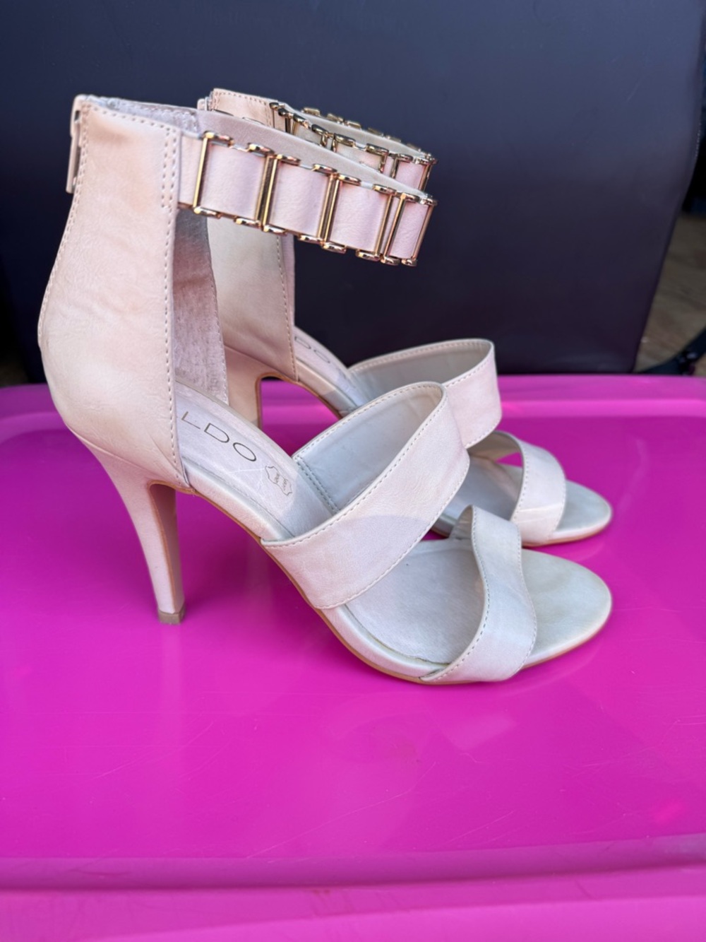Aldo Ankle Strap Heels Size 8